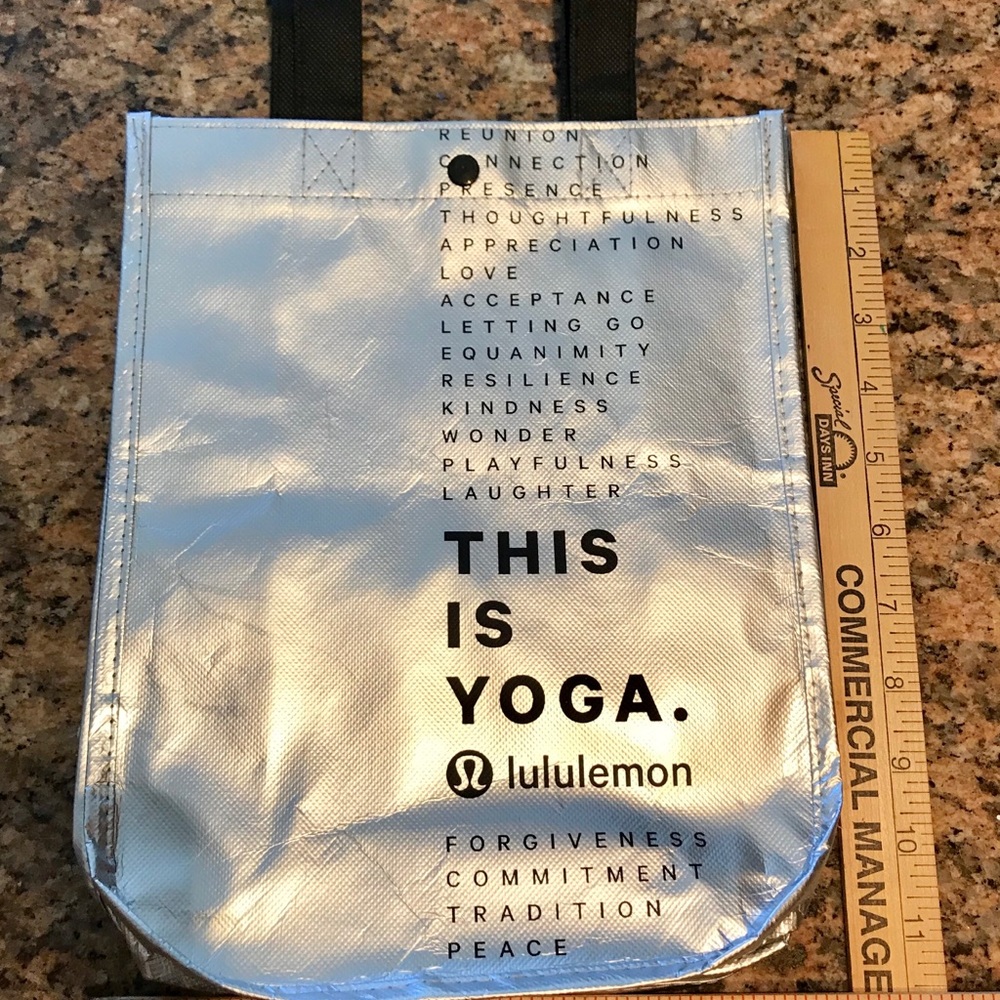Lululemon swag bag.